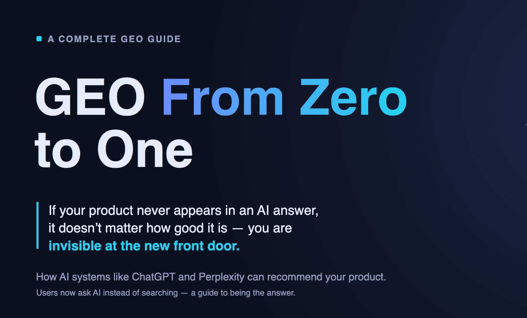 How to Get AI to Recommend Your Product